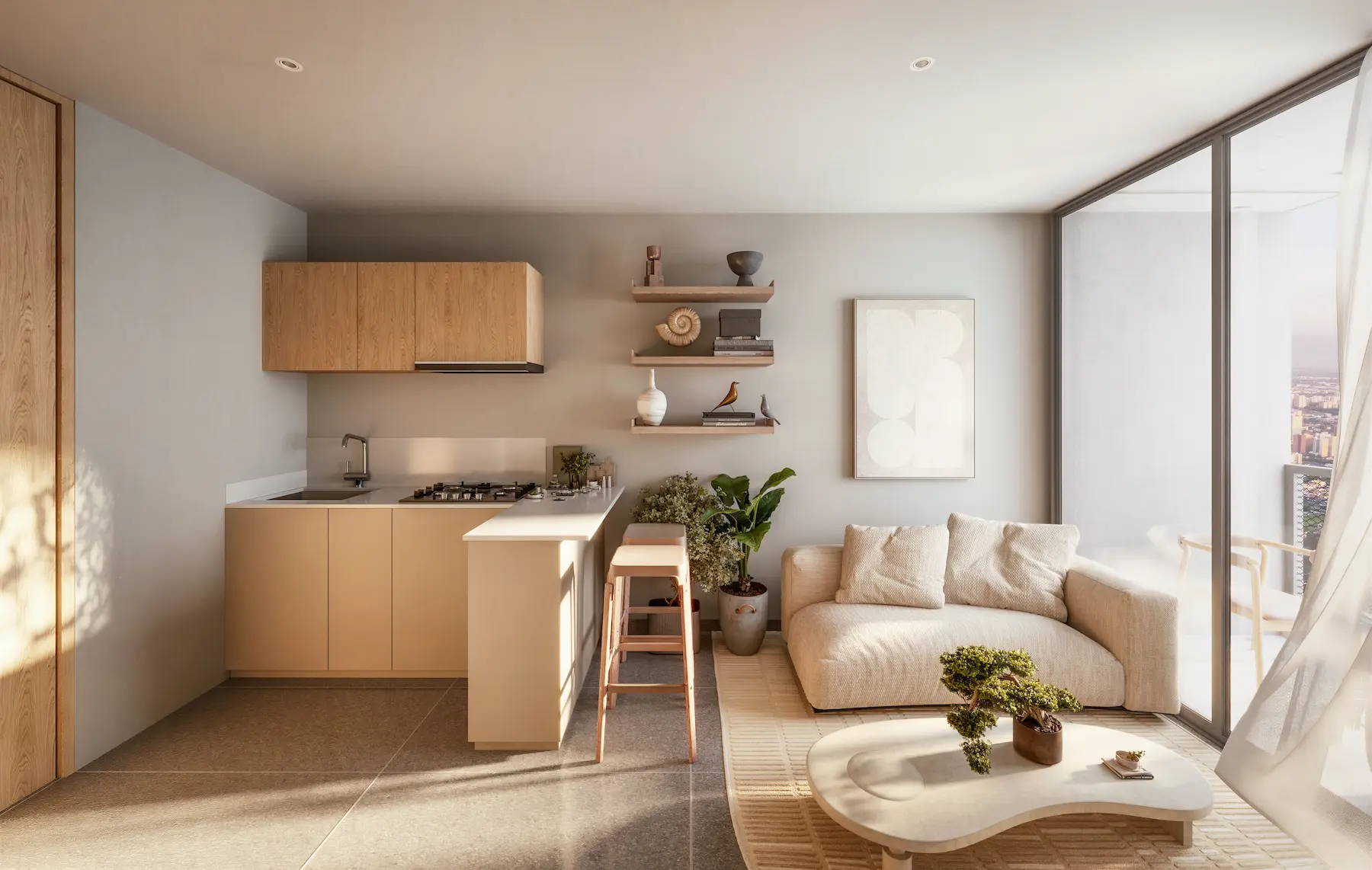 Render interior sala Utōpia